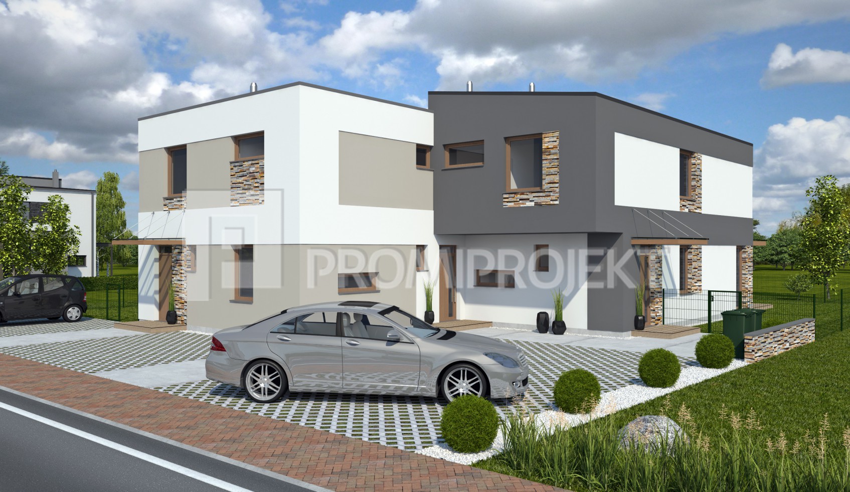 Cenová ponuka na stavbu trojbytoveho rodinného domu so zastavanou plochou I. NP 162,96 m 2 a II. NP 192,30 m 2 
