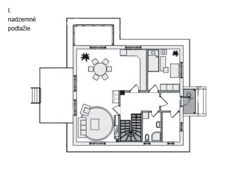 Rodinný dom Astra 220,7 m2 holostavba exteriér/interiér: €58 706* (€266/m2 z.p.) 