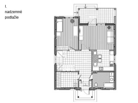 Rodinný dom Isis 314,4 m2 holostavba exteriér/interiér: €83 630* (€266/m2 z.p.) 